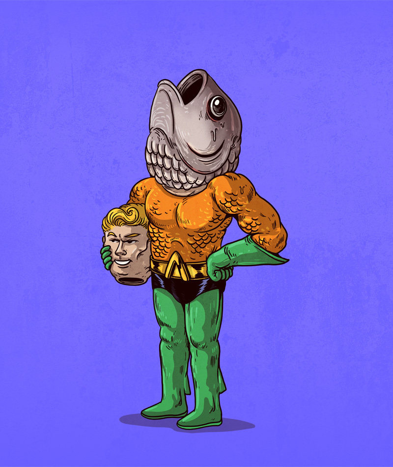 Illustration for article titled Cheeky Cartoonist Reveals the Secret Double Lives of Iconic Characters